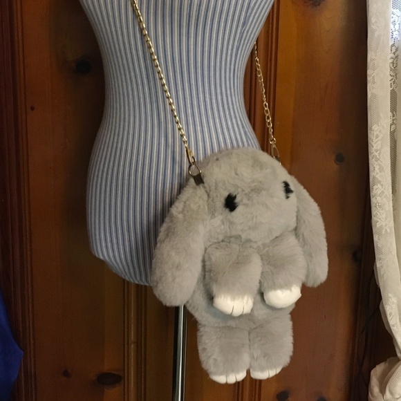 Handbags - Plush Bunny Crossbody Purse